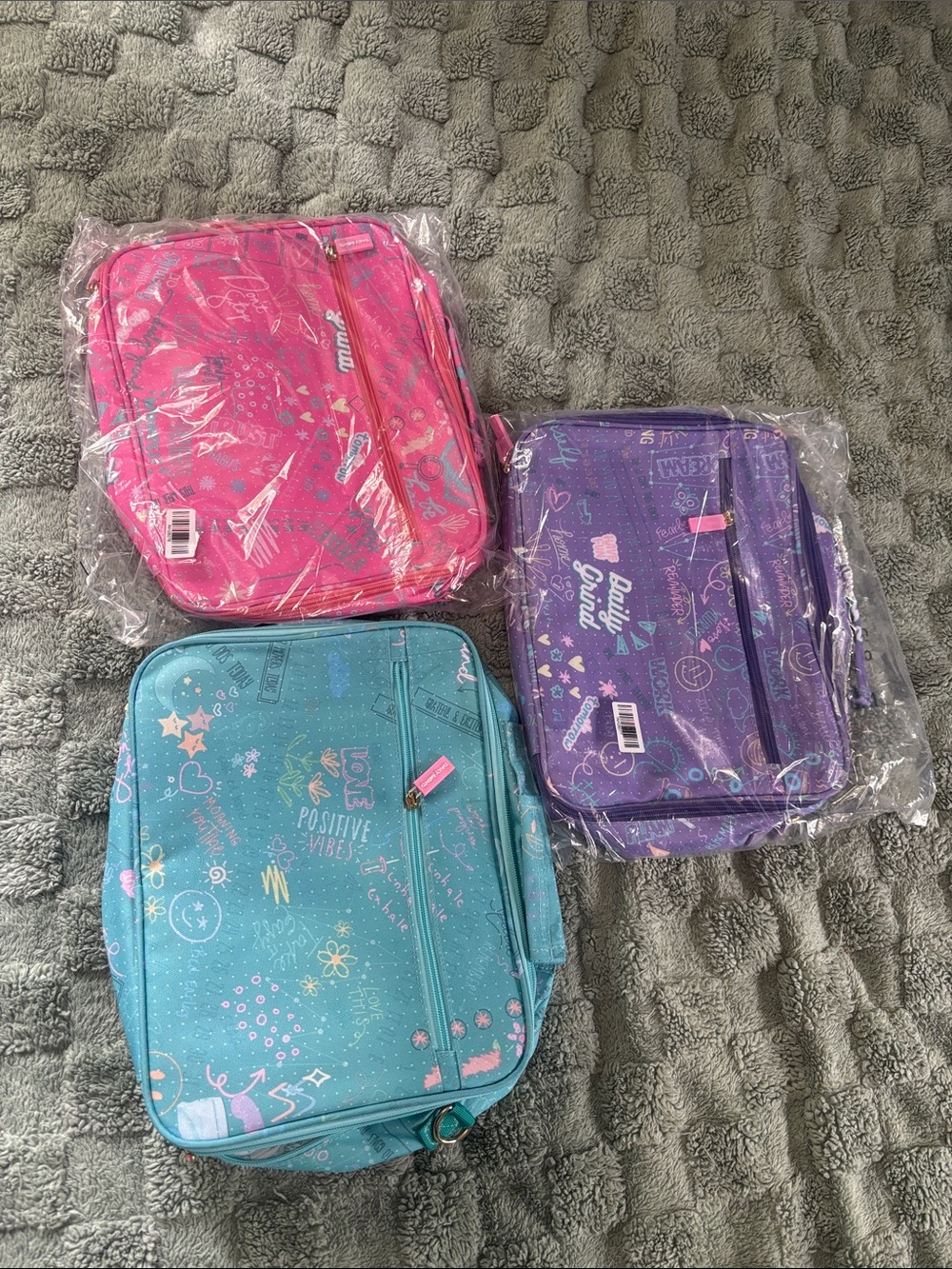 The Daily Grind | Doodle Case bundle - Pink, Purple, Teal